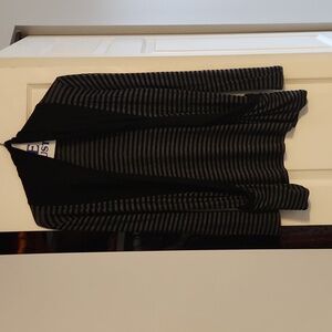 Striped cardigan like wrap